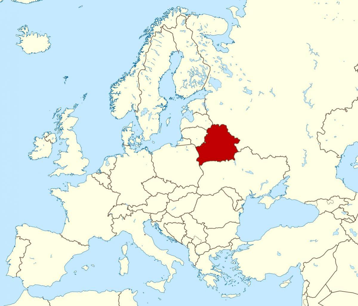Fehéroroszország elhelyezkedés a világ térkép