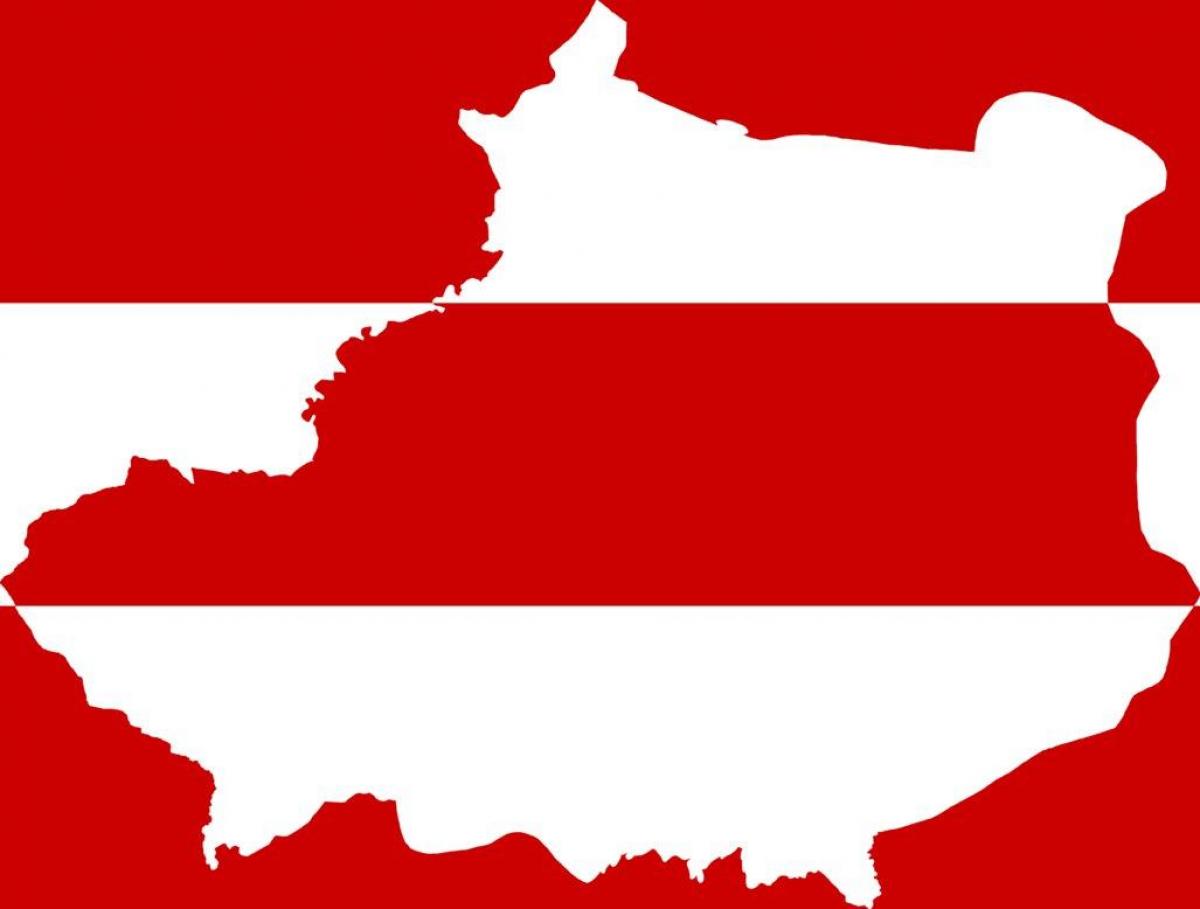 Térkép Fehéroroszország zászló