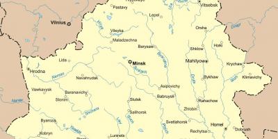 Térkép belorusz